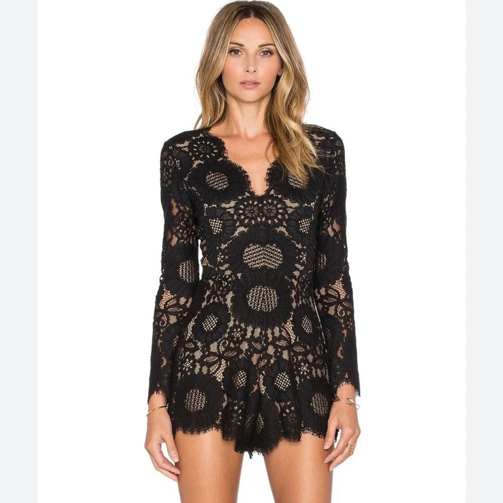 Alexis Ramzes Lace Romper